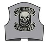 Embroidered Iron on Patch - Big Patch - The Beard