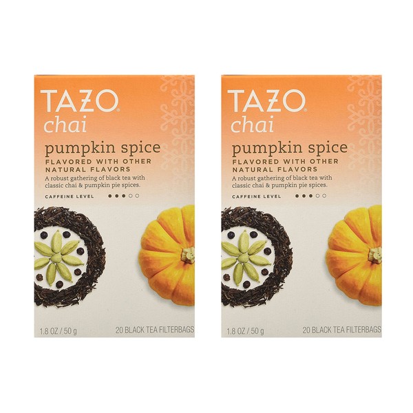 Tazo Chai Pumpkin Spice :: Box of 20 Teabags (2 Pack)