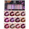 PhantomSky 12PCS Long Lasting Metallic Glitter Liquid Lipstick Collection, Shimmer