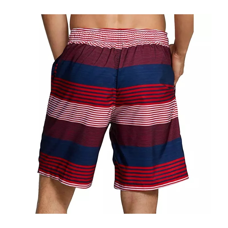 Speedo Men's, Border Line Performance 20" E-Boardshorts, Multi, L