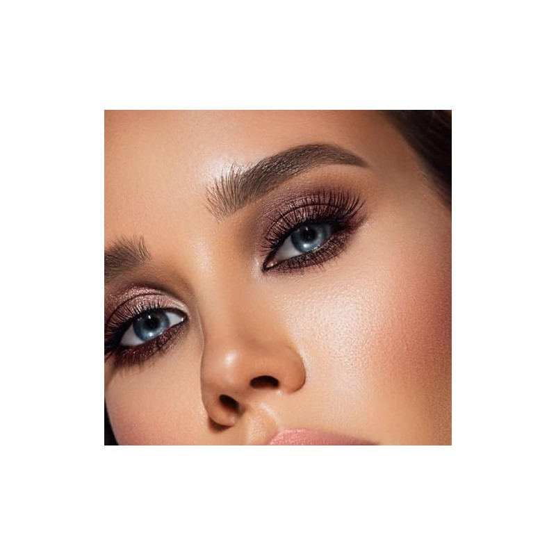 FARMASi Mechanical eyebrow pencil with brush, Deep Brown - Smudge-Proof