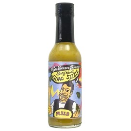 TorchBearer Sauces Danny Wood's Guac Sizzle, Avocado Jalapeno Pepper Sauce 5 Fl Oz, Heat level 2 - Mild Spicy, All Natural, Extract-Free, Made in USA
