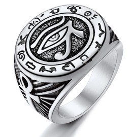 ChainsProMax Ankh Ring Size 11 Stack Rings Masculine Rings Egyptian Jewelry Men Stainless Steel Rings