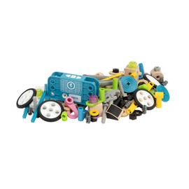BRIO Builder 34591 - Builder Motor Set - 120 Piece Construction Set STEM Toy with Wood and Plastic Pieces and a Motor for Kids Age 3 and Up