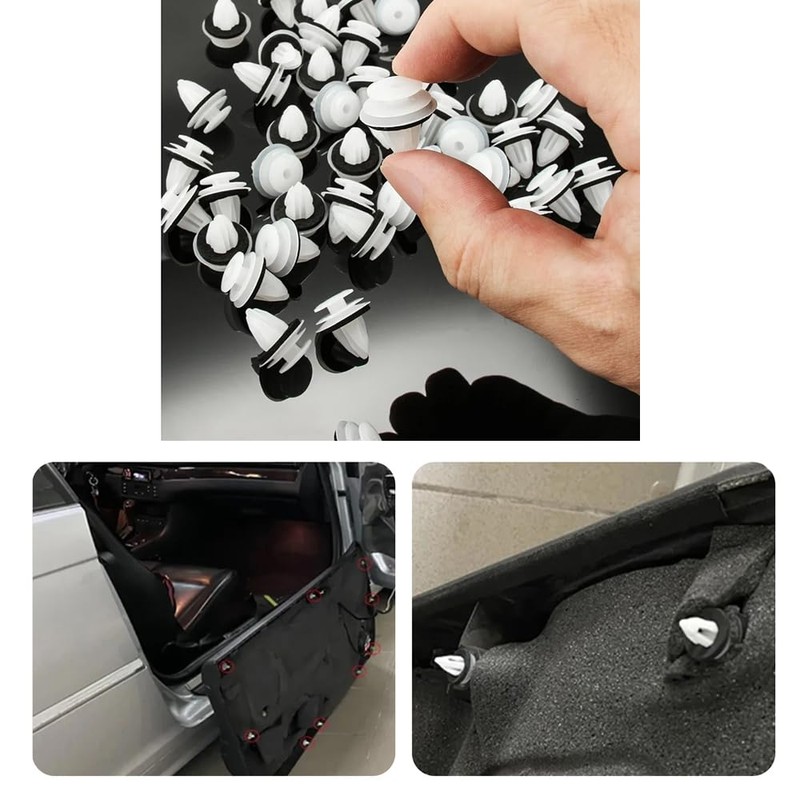 TUDOUZZZ Rivet Bumper Clip Car Interior Clip Plastic Rivet Pips