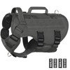 DNALLRINO Tactical Dog Harness for Medium Large Dogs, Breathable Air