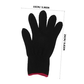 Healeved Thermal Gloves for Hair Styling Heatproof Glove Mitts Heat Resistant Mitts for Dryers Safe Heat Wear for Hair Tools