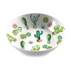 Tarhong PVC5121SBCB Dessert Garden Server Bowl, 11.8 inches (30 cm), Large, Serving Bowl, Deep Plate, Dishware, Crack-resistant Plastic, Dishwasher Safe, Stylish, Cute, Lightweight, Outdoor, Camping,