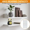 Set of 4 Invisible Wall Shelf Brackets - Floating Shelf