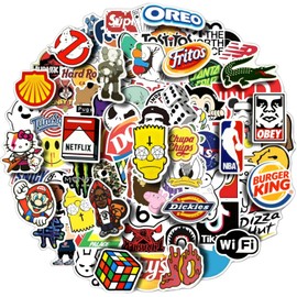100 Stickers y pegatinas SKATE con diseños Únicos para Electrónicos, Laptops, Termos, Celulares, Guitarras, Patinetas, etc. Calcomanias Decorativas (Stickers, Paquete con 100)