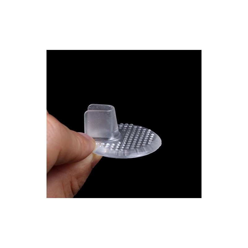 5 Pairs Non-Slip Silicone Thong Sandal Toe Guards Cushions Sandal