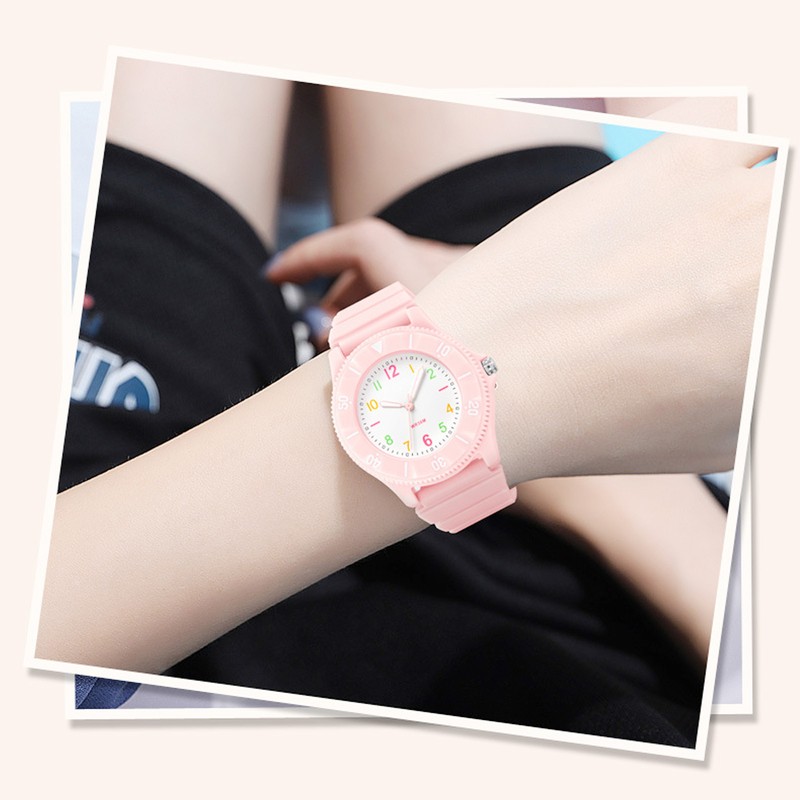 Kids Waterproof Watch Shockproof Fashion Adjustable Strap Kids Quartz Analog