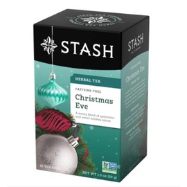 Stash Tea Christmas Eve Herbal Tea - Caffeine Free, Non-GMO Project Verified Premium Tea with No Artificial Ingredients, 18 Count (Pack of 6) - 108 Bags Total