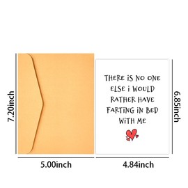 Funny Valentines Day Gifts Cards for Wife Husband Birthday Gag Gifts for Boyfriend Girlfriend I Love You Gifts for Him Her Rude Wedding Gifts Card for Couples Naughty Happy Anniversary Cards Gifts