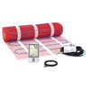 20 sqft Mat Kit, Electric Tile Floor Heating System with GFCI Programmable Thermostat and Floor Sensor, 120V