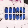 SILPECWEE 6 Sheets Starry Sky Galaxy Nail Polish Stickers Adhesive