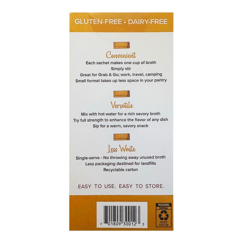 Stapster Chicken Broth Concentrate, 5.1 Ounce, 12 Sticks in each