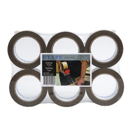 UTAPE Brown Packing Tape for Shipping 6 Rolls Heavy Duty Carton Box Sealing Tape, Packing Tape Tan Color Total 660 Yards for Moving Boxes & Moving Supplies, 2 inches x 110 Yards