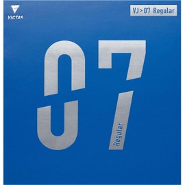 Victas VJ07 Table Tennis Rubber, Regular, Spin Type, High Elastic Back, Black (0020), 2.0 020711