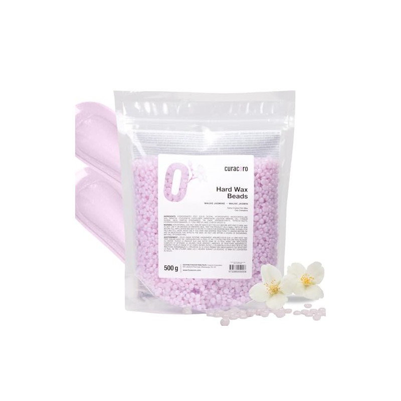 Curacoro Italian Hard Wax Beads 500g, Hair Removal Wax Beans,