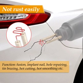 Car Bumpers Welding Wire for Plastics Welding Machine Plastics Welders Studs Plastics Appearance Repairing Machine Staple Kit Mending Repairing Standard Pre Cut Staple Set