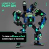 JitteryGit Robot Mech Building Blocks STEM Toy Glow in the