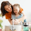 Malachi Foaming Hand Soap Dispenser, Refillable Clear Glass Pump Bottles