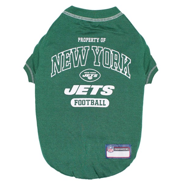 Pets First New York Jets T-Shirt, Medium