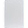 HVAC OV 8 x 12 Inch White Rectangular ABS Plastic