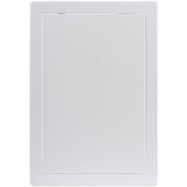 HVAC OV 8 x 12 Inch White Rectangular ABS Plastic Plumbing Access Panel - Indoor Wall Access Door for HVAC, Wall, Ceiling, and Drywall with Door - Opening Box Door Cover - Easy to Install