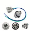 Lskioer 2 Set Turn Signal Socket and Connector Pigtail Lead,