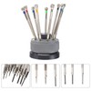 Mipcase Watch Screwdriver Set - 9pcs Flat Slotted Different Sizes