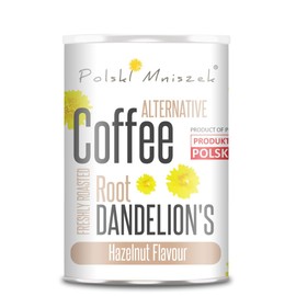 Polski Mniszek Alternative Coffee Dandelion Root Hazelnut Flavour Freshly Roasted 150 g caffeine free Taraxacum officinale