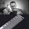 Professional Hair Combs Aerospace Aviation Aluminum Metal Cutting Comb Salon