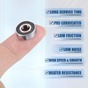 ACROPIX 695-2RS 5x13x4 mm Double Rubber Shielded Silver Tone Single