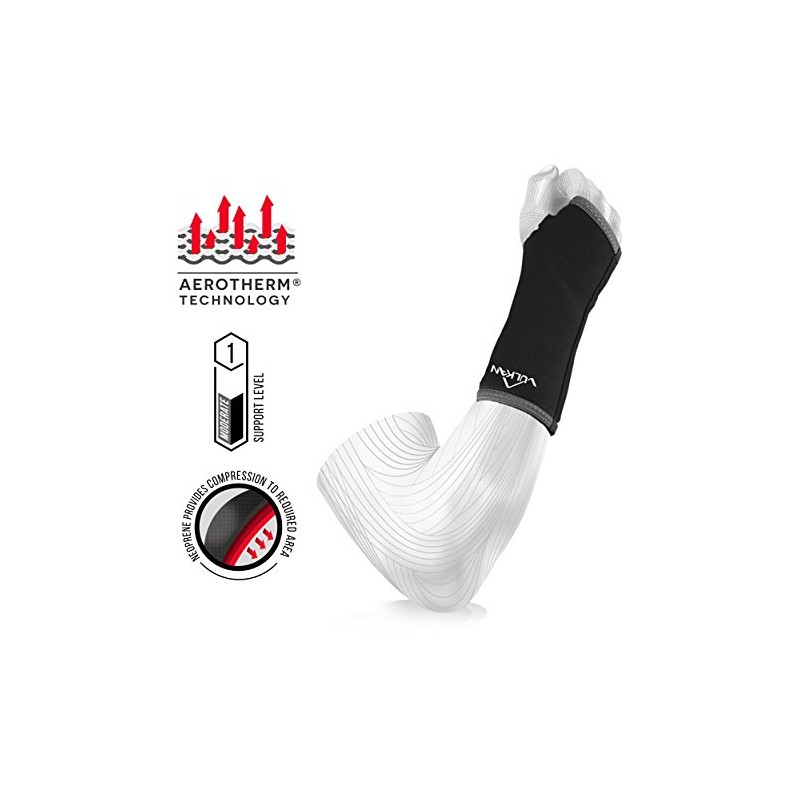 Vulkan Classic Long Wrist Support, Medium, Wrist Brace for Strains