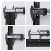 2Pack Heavy Duty Piano Hinge, 2" Open Width x 20"