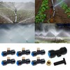 20 Pack Brass Misting Nozzle,1/4'' Slip-Lock Misting Nozzle Tees Misting