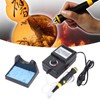 Woodburner Machine Adjustable Temperature Professional Burning Pyrography Set Art SuppliesEU