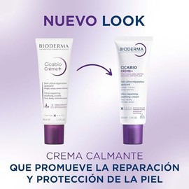 BIODERMA, Crema Ultra-Reparadora, Cicabio Créme+, Cuidado Dermatológico, Calma e Hidrata, para Toda la Familia, 40ML