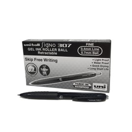 Uni-Ball SigNo gel roller ball pen, comfortable grip