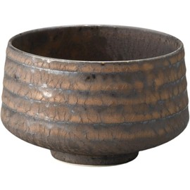 Ale-net Matcha Bowl, 4.7 x 4.7 inches (12 x 12 cm), Gold Crystal Matcha Bowl, Matcha Bowl, Ceramic, Mino Ware, Made in Japan