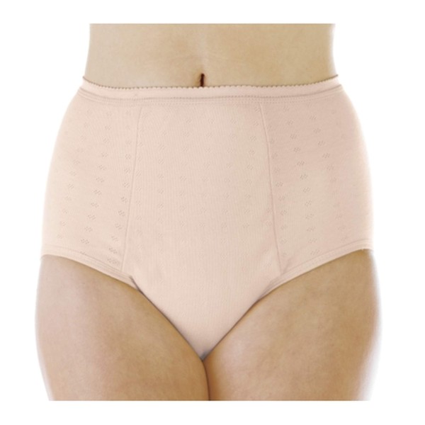 3-Pack Women's Maximum Absorbency Reusable Bladder Control Panties Beige 3X (Fits Hip: 49-51")