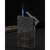 St. Benedict Metal Lighter, Refillable Torch Butane Windproof Lighter with