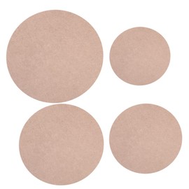 EXCEART Sculpture Base Plaster Tools Ceramics Tools DIY Tools 4pcs Pottery Sculpting Plate Board for Pottery Round Wood Discs for Crafts Wood Discs for DIY Crafts Pottery Sculpting Bats