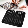 11Pcs/Set High Hardness Stainless Steel Precise Tweezers Repairing Tool Accessories