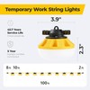 Hyanglux 100ft Construction String Lights: 100w 11000lm ETL Certified Bright