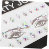 OHPHCALL Sparkling Face Stickers Crystal Diamond Bling Jewel Rhinestones Temporary