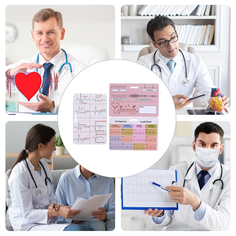 Nursing Flashcard - Nursing Reference EKG Interpretation | 3 Piece