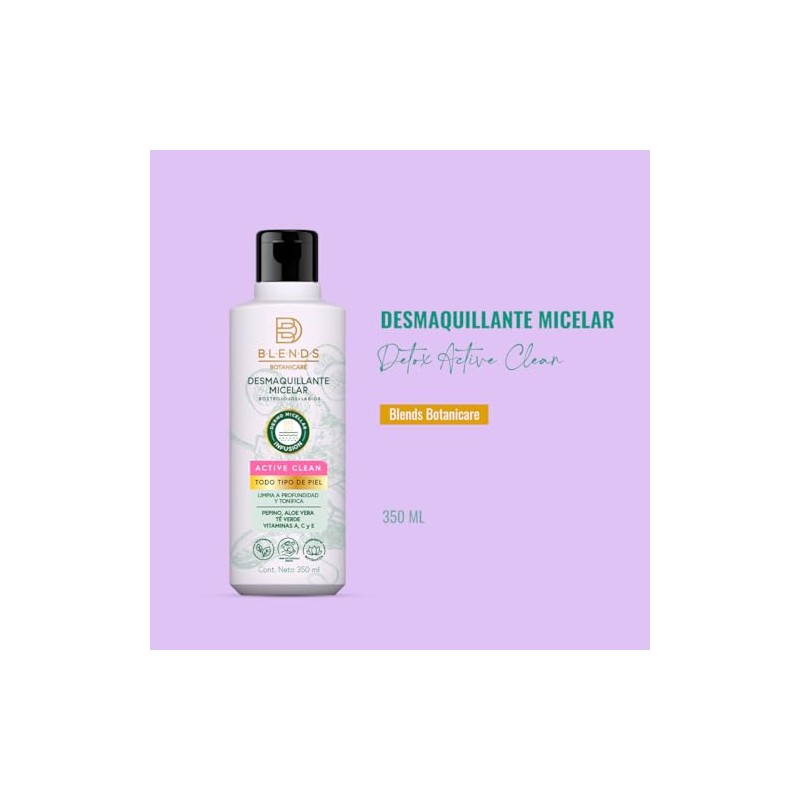 Blends Botanicare Desmaquillante Micelar Detox 350ml